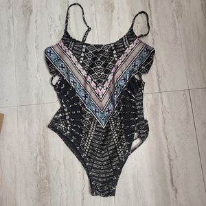 Womens one piece bathing suit size L